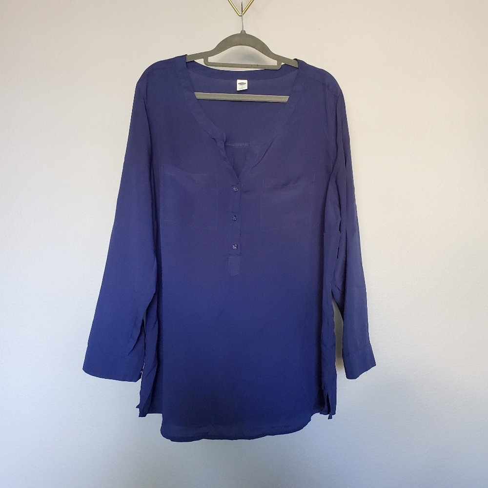 Navy blue tunic